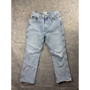 Agolde Women's 31 Pinch Waist High Rise Cotton Straight Leg Impression Jeans